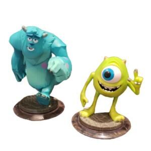 Disney Infinity Monsters Inc Mike Wazowski & Sully Action figures